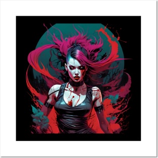 Beautiful metal women Posters and Art